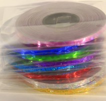 เทปตัดขอบ สีเลเซอร์ ขนาด 5 มิล 0