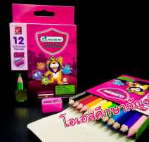 สีไม้แท่งสั้น มาสเตอร์อาร์ต 12 สี  0