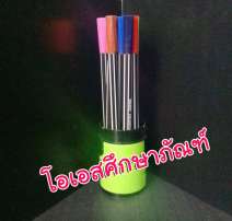 ปากกาเมจิก 0.4 mm. 12 สี แท่งยาว 0