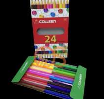สีไม้ 2 หัว คอลลีน 24 สี 0