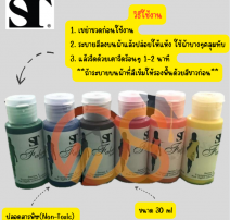 สีเพ้นท์ผ้าโปร่ง Fabric paint   ST 0